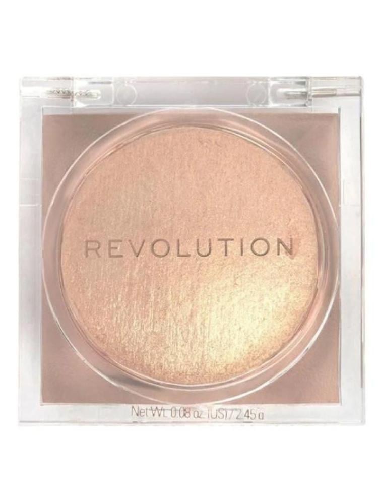 Revolution Beam Bright Highlighter Bronze Baddie Pressed Powder 10g