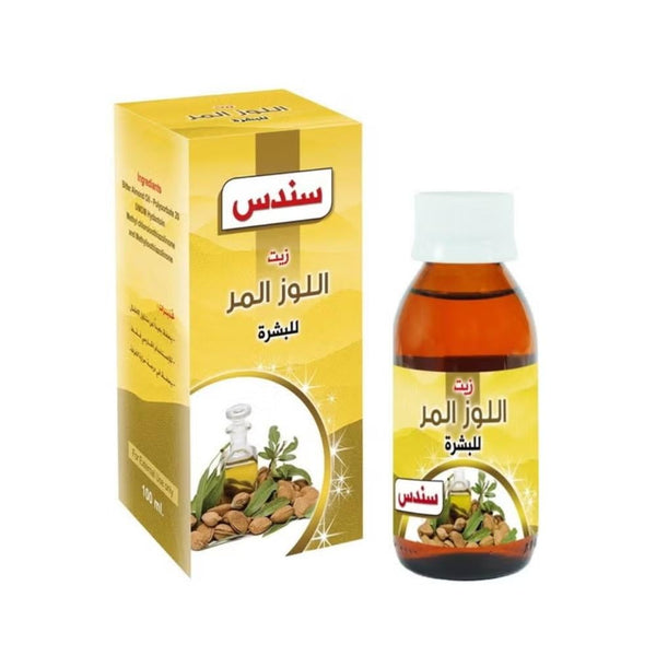 Bitter Almond Oil Hair and Skin Nourishing Hydration Sundus 100ml