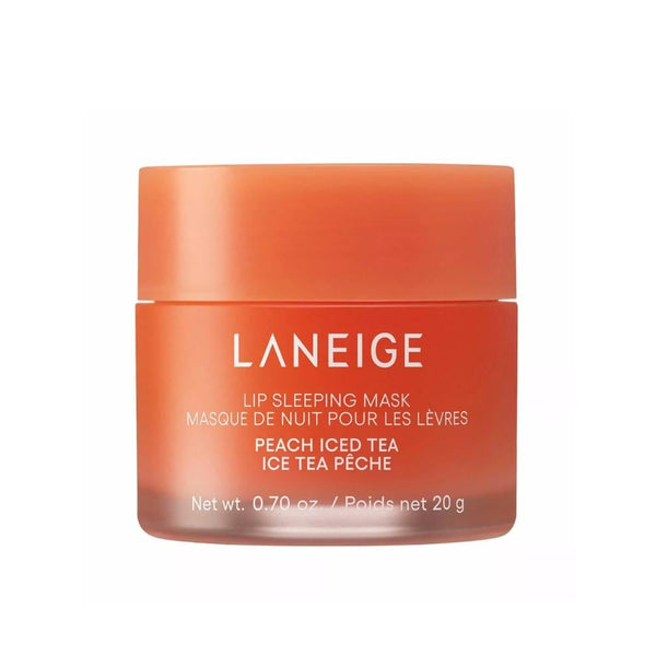 Laneige Lip Sleeping Mask, Overnight Moisturizing Treatment, Vitamin C, Iced Peach Tea, 20g
