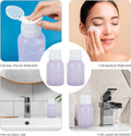 Salon System Empty Pump Bottle - Lilac - For Nail Polish Remover & Makeup Remover
