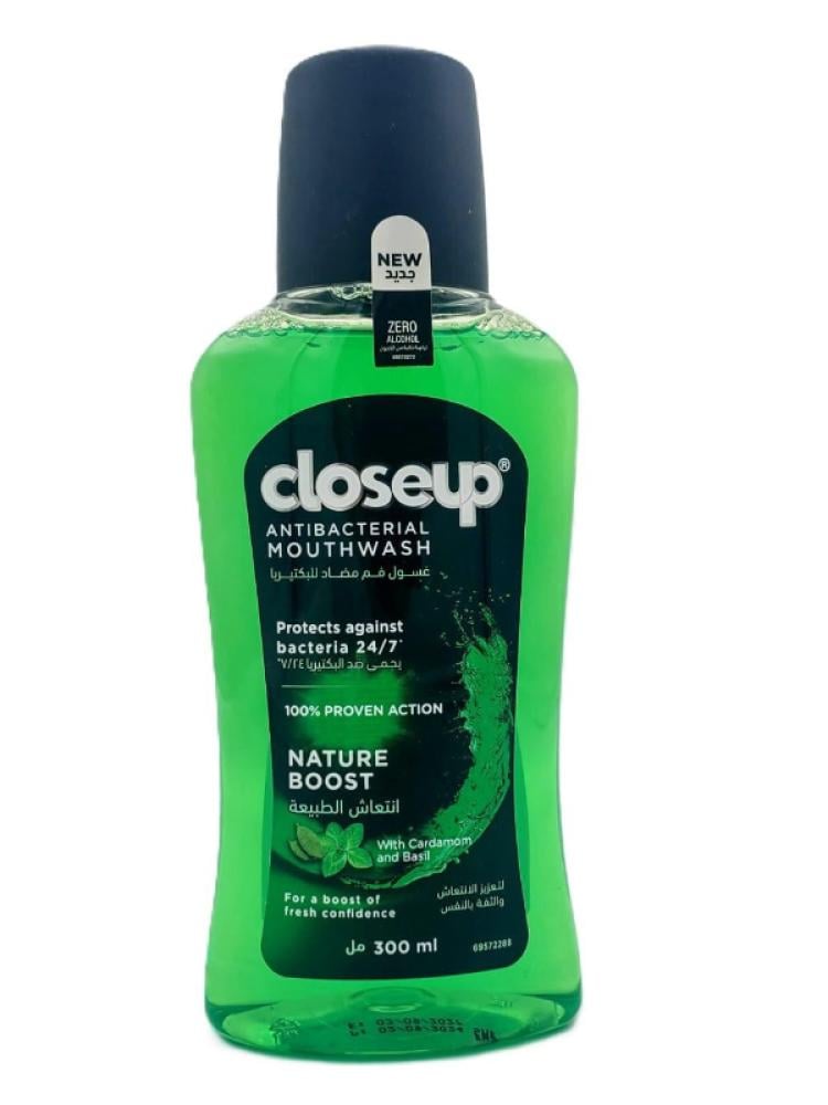 Best Antibacterial Mouthwash Nature Fresh Alcohol-Free Closeup 300ml