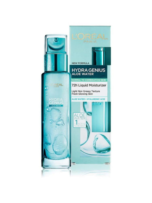 Gel Cream Moisturizer for Combination Skin Aloe Vera L'Oreal Paris 70ml