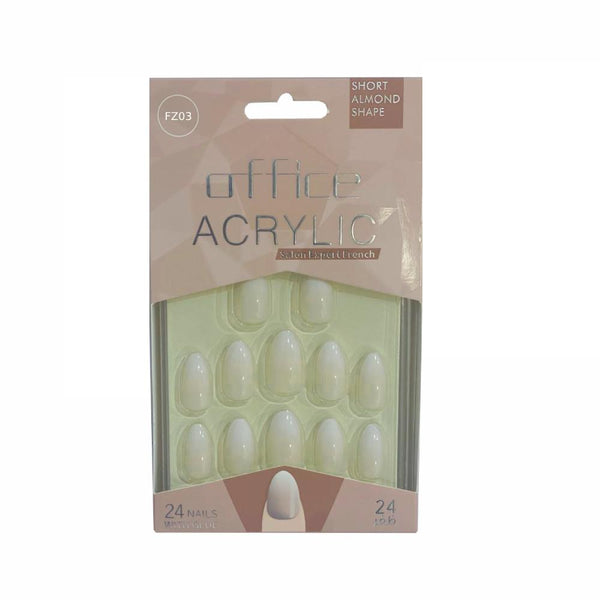 Best Artificial Nails Glitter Adhesive Set 24 Pieces Office FZ03