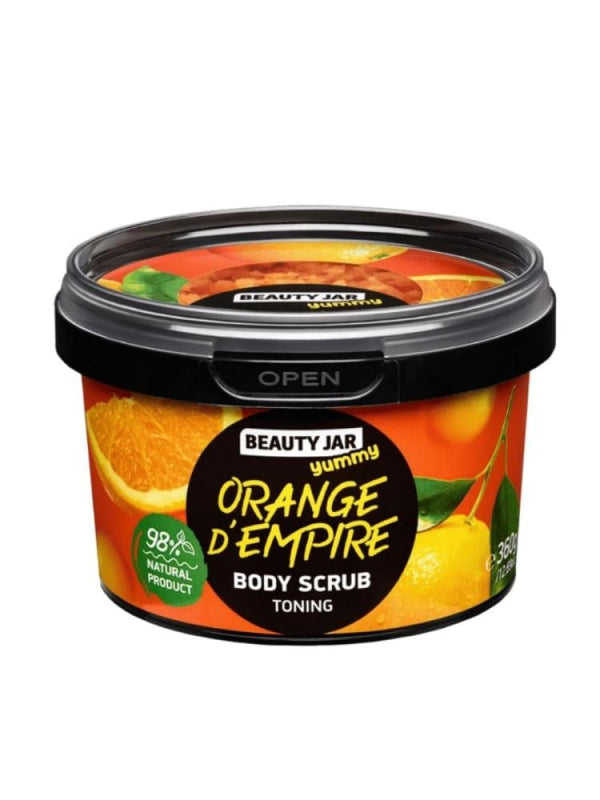 Beauty Jar Orange Demihere Body Scrub with Orange Peel Oil & Coconut Oil - 360g