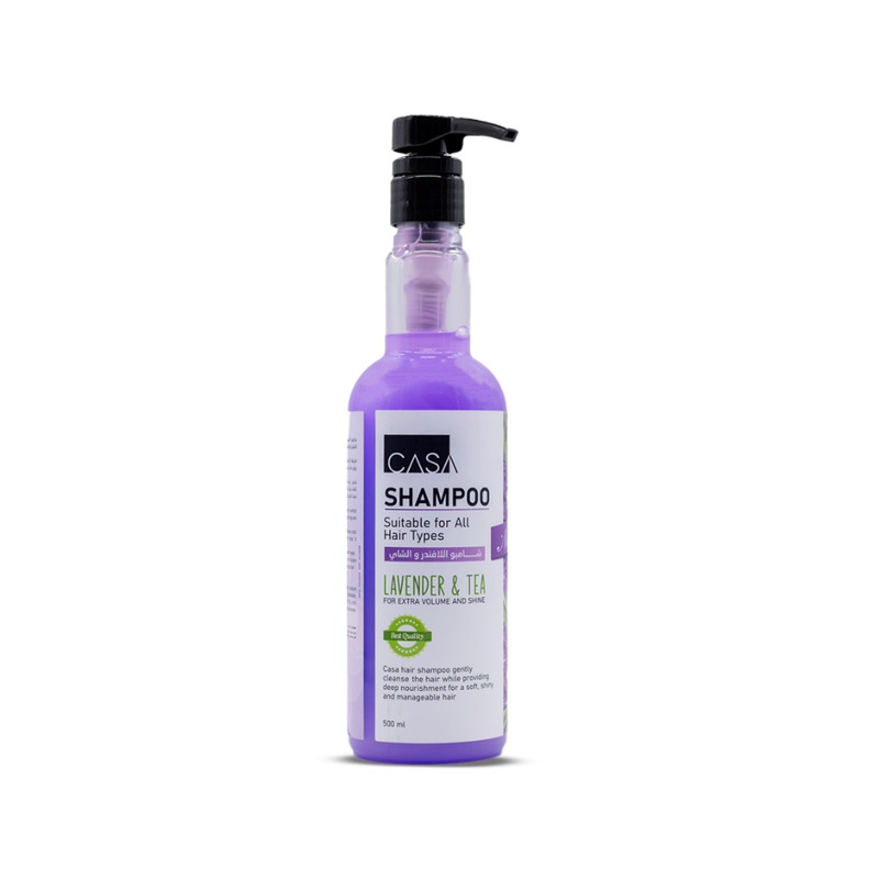 House Casa Lavender and Green Tea Shampoo for Soothing and Purifying Hair 500ml