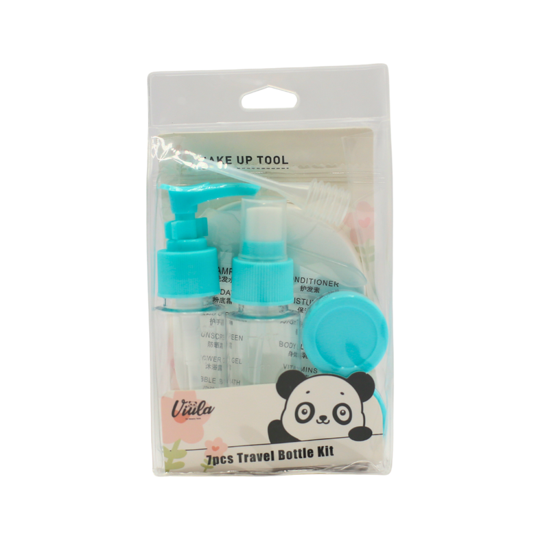 Viola 4-Piece Empty Plastic Travel Container Set Leak-Proof