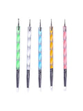 Salon System Nail Art Dotting Tools - 5 Pieces