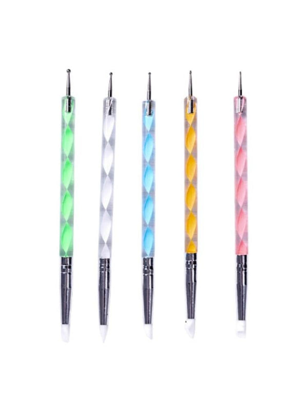 Salon System Nail Art Dotting Tools - 5 Pieces