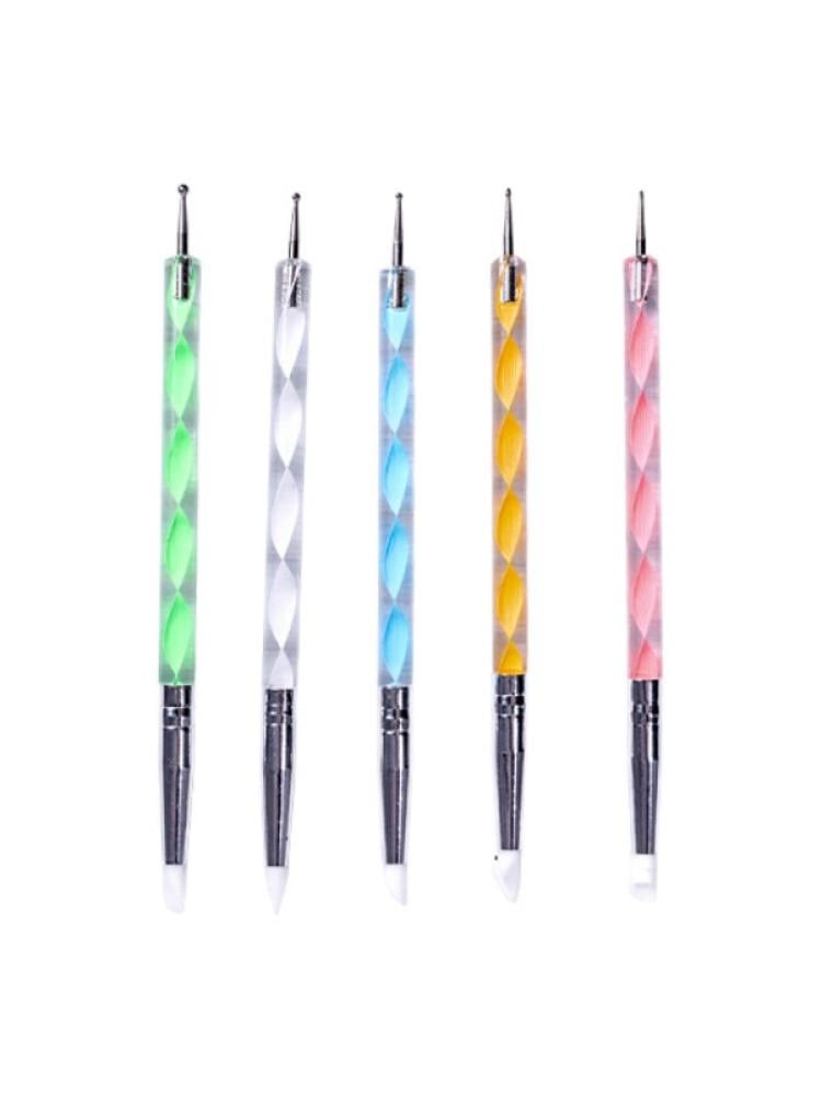 Salon System Nail Art Dotting Tools - 5 Pieces