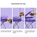 Salon System Pedicure Footrest with LED Light and Magnifying Lens