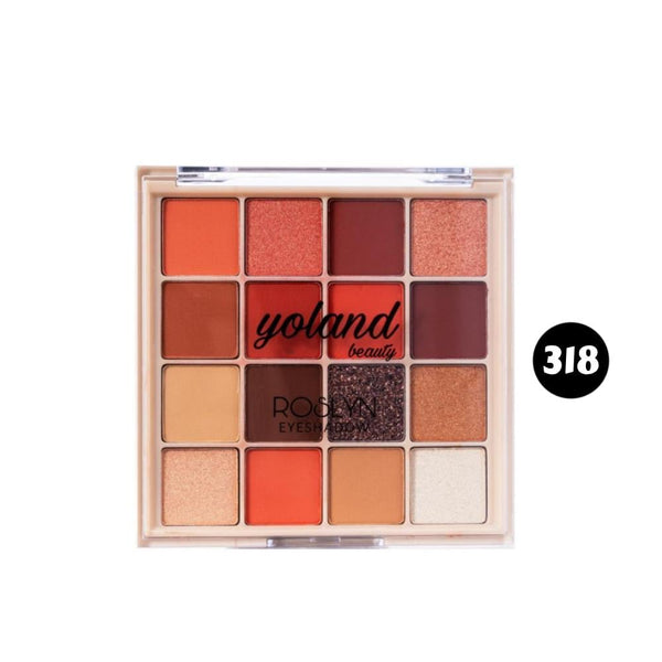 Yoland Beauty Roslyn Eyeshadow Palette 16 Colors No. 318 24g