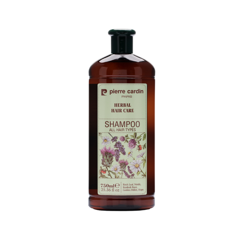 Pierre Cardin Herbal Shampoo, Moisturizing & Oil Control, 750ml
