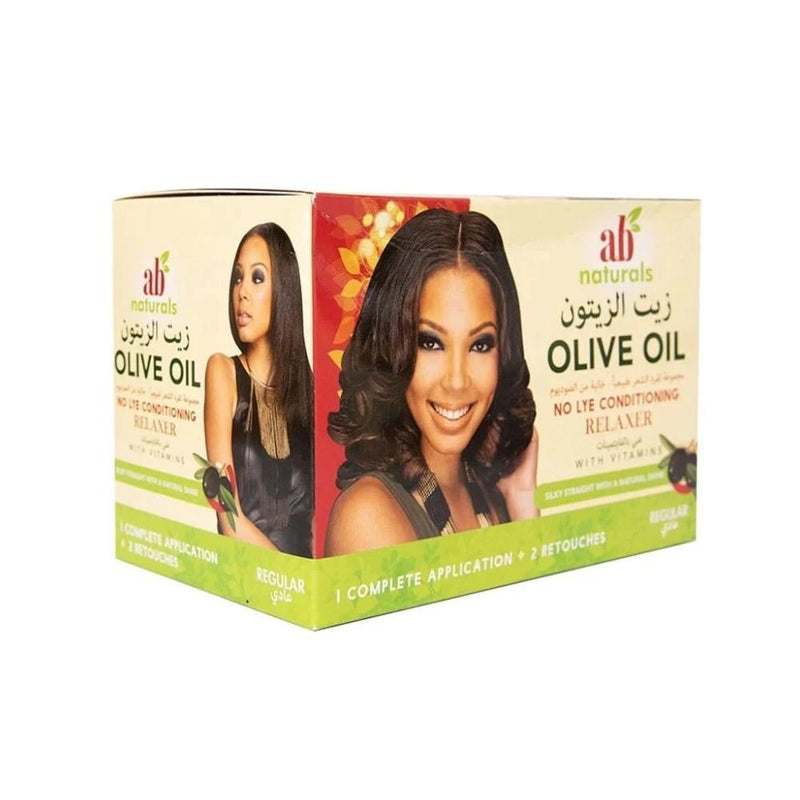 Ab Naturals Olive Oil Hair Straightening Kit, Regular Strength