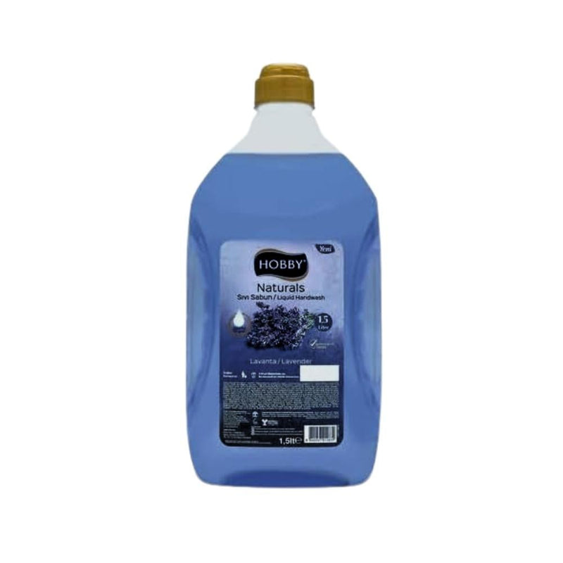 Hobby Lavender Liquid Hand Wash, Moisturizing Formula, 1.5 Liters