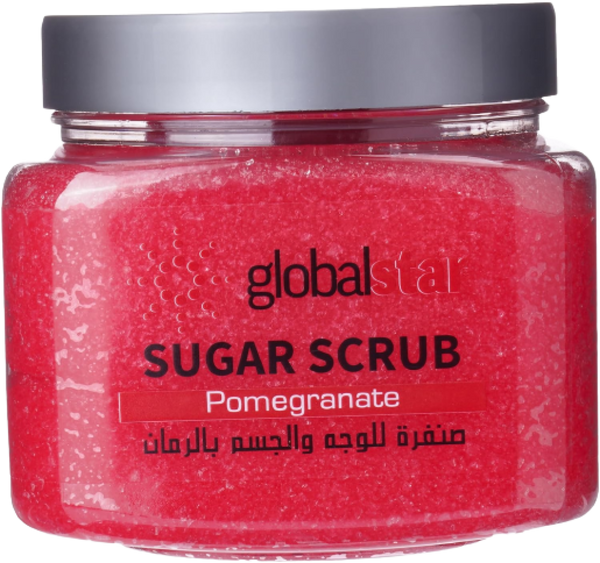 Sugar Body Scrub Pomegranate Exfoliating Radiance Global Star 600ml