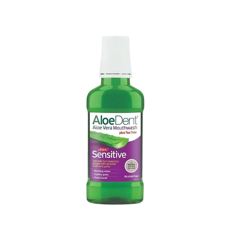 Mouthwash for Sensitive Gums Natural Soothing Formula AloeDent 250ml