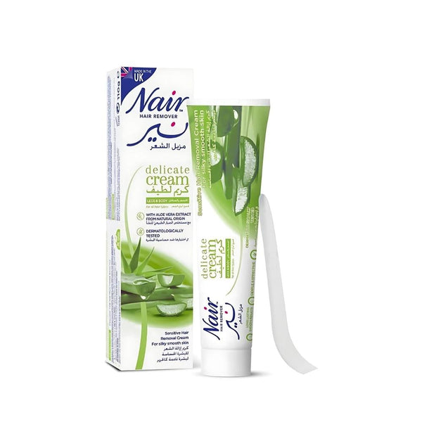 Nair Hair Removal Cream with Aloe Vera Extract - Sensitive Skin, 110g