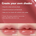 Best Lip Balm Glossy Glass Moisture Romand 2-Piece Set with Case & Keychain