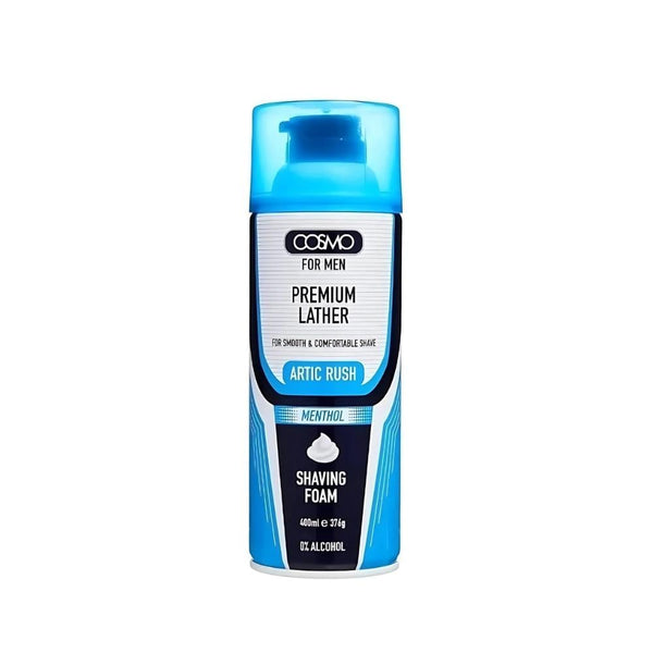 Cosmo Menthol Shaving Foam Alcohol-Free Moisturizing 400ml