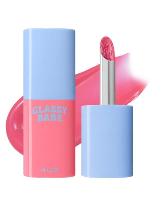 4U2 Glassy Babe Lip Gloss 06 Fruit Punch - 4g