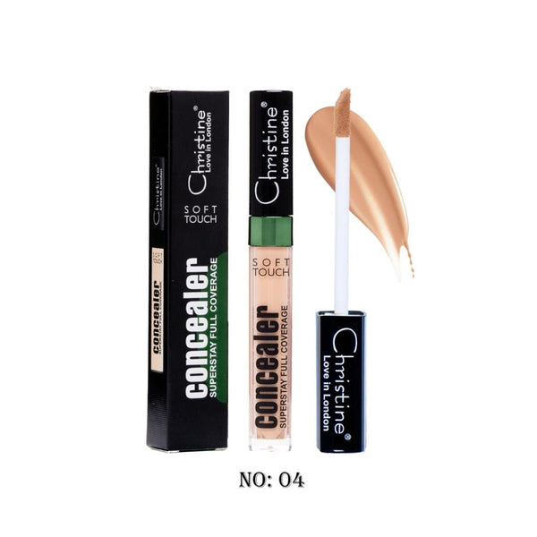 Christine Full Coverage Concealer, Shade 04, Waterproof