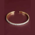 Mens Bracelet Rhinestone Decor Glamorous Brass Jewellery 1 Piece