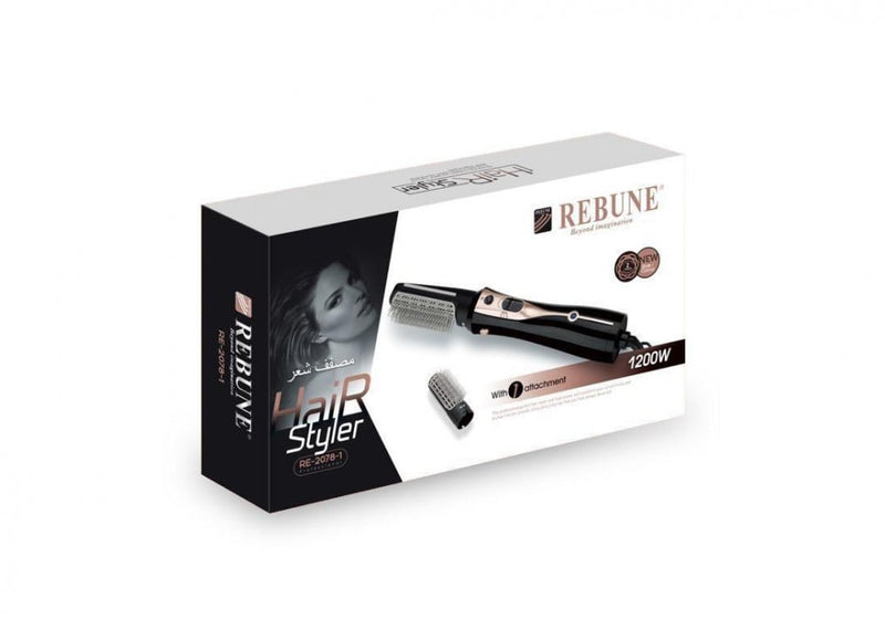 Rebune Hair Dryer with Brush RE-2078 1200W Styling Tool