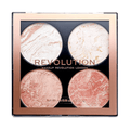 Revolution Cheek Kit - 4 Colors (Highlighter, Bronzer, Blusher)