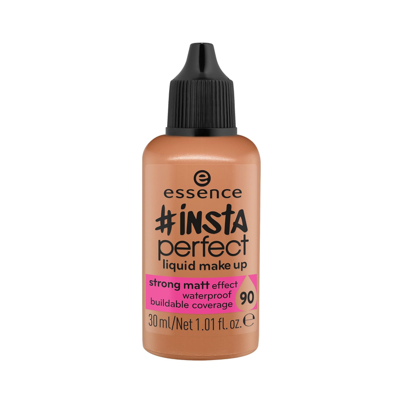 Essence Insta Perfect Liquid Makeup Matte Finish Waterproof 90 Mocha 30ml