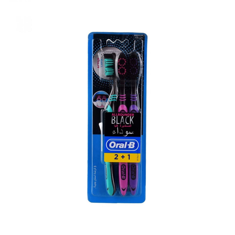 Oral-B Manual Toothbrush Set, Soft Bristles, 3 Count