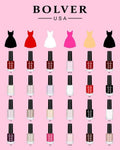 Nail Polish Quick-Dry Fade-Resistant Shade 603 Bolver 11ml