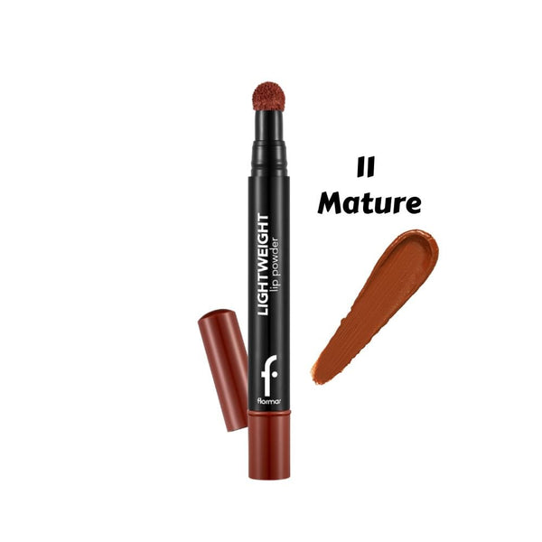 Flormar Light Wigget Lipstick, 11 Match, Semi-Sheer Matte Finish, Shea Butter Enriched