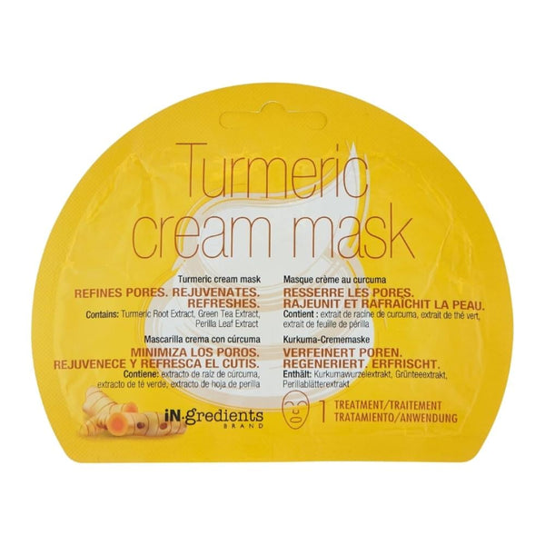 In-Gridents Turmeric Cream Face Mask for Skin Brightening 1 Piece
