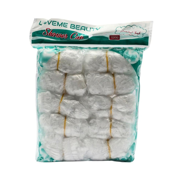 Loveme Beauty Disposable Head Covers, Lightweight Breathable Hair Caps, 100 Pieces