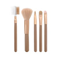 Uuyp Makeup Brush Set, 5-Piece Synthetic Bristle Kit, Model A-9212