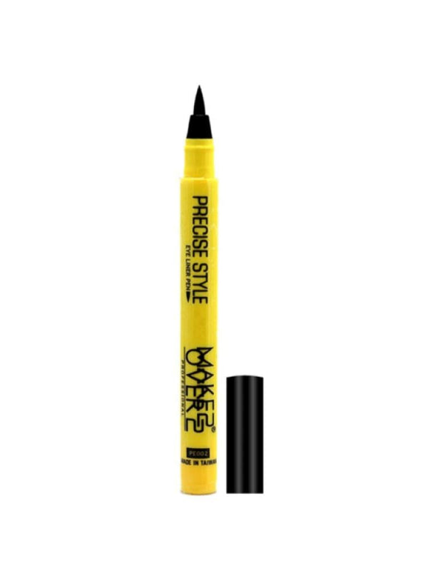 Black Liquid Eyeliner Waterproof Precise Pen Make Over 22 1.2ml