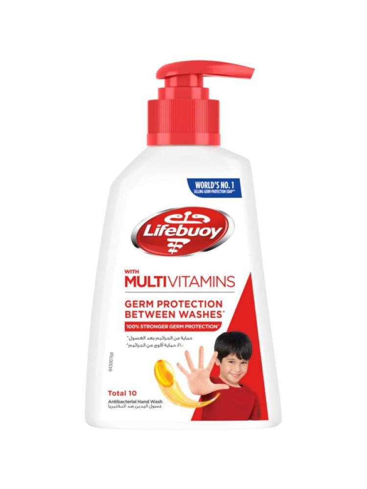Liquid Hand Wash Total 10 Advanced Germ Protection Lifebuoy 200ml
