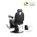 Salon System Men's Barber Chair - Faux Leather, Hydraulic Lift