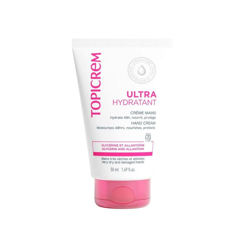 Topicrem Ultra Moisturizing Hand Cream, 3% Urea, 3% Glycerin, 50ml