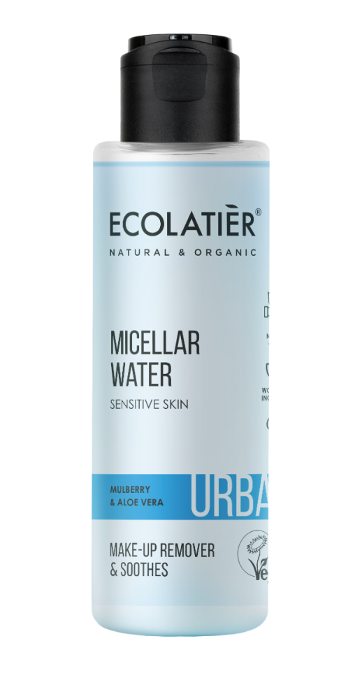 Micellar Water for Sensitive Skin Gentle Makeup Remover Ecolatier 100ml