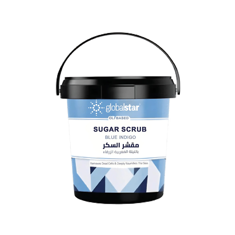 Sugar Body Scrub Indigo Oil Exfoliating Skin Softening Global Star 600g