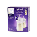 Philips Avent Natural Baby Bottle 260ml, 2-Pack, BPA-Free