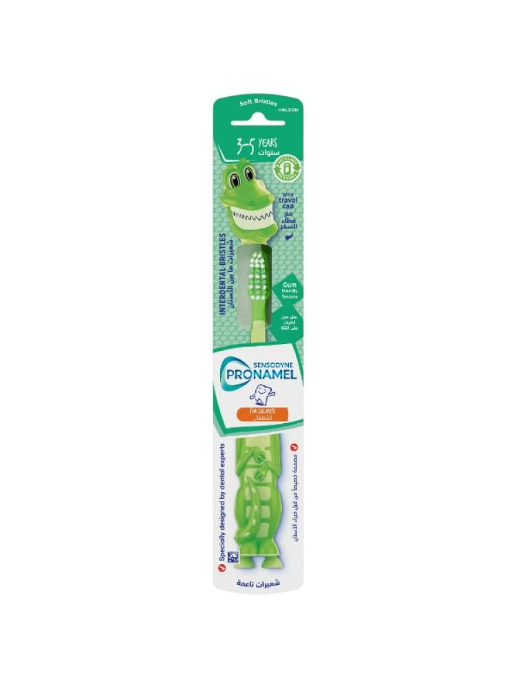 Kids Toothbrush Soft Bristles Sensodyne Pronamel Children 3-5 Years Assorted
