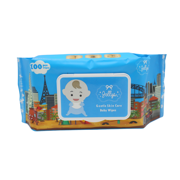 Jellys Baby Wet Wipes, Scented, 100 Count