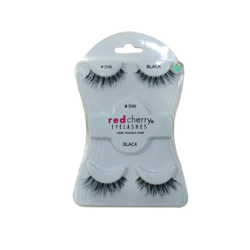 Red Cherry Eyelash Set Synthetic Fiber Reusable Multi-Style