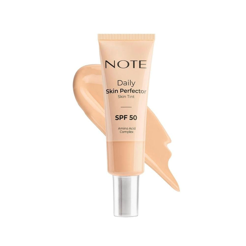 Note Daily Skin Foundation SPF 50 Medium Coverage Amino Acids 130
