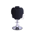 Salon System A8221B Black Women's Haircut Chair with Hydraulic Lift