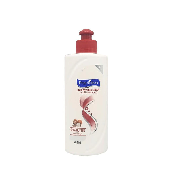 Prantoliva Hair Styling Cream, Shea Butter, Natural Oils, 200ml