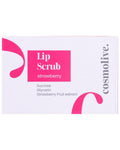 Lip Brightening Scrub Strawberry Exfoliator Moisturizer Cosmolive 15ml