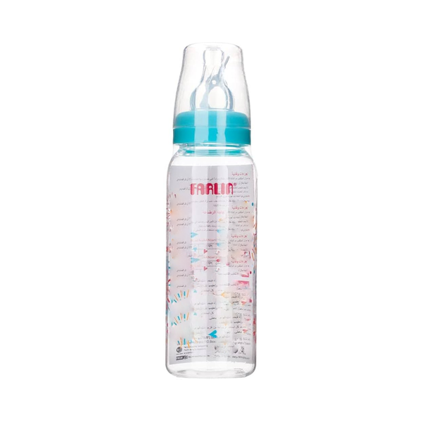 Farlin Plastic Baby Bottle, BPA-Free, Anti-Colic, Silicone Nipple